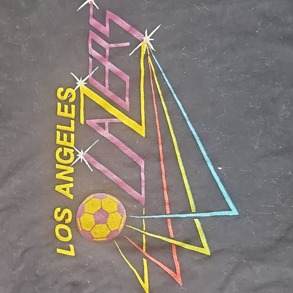 Vitnage Los Angeles Lazers Graphic T-Shirt 80s 90s Small